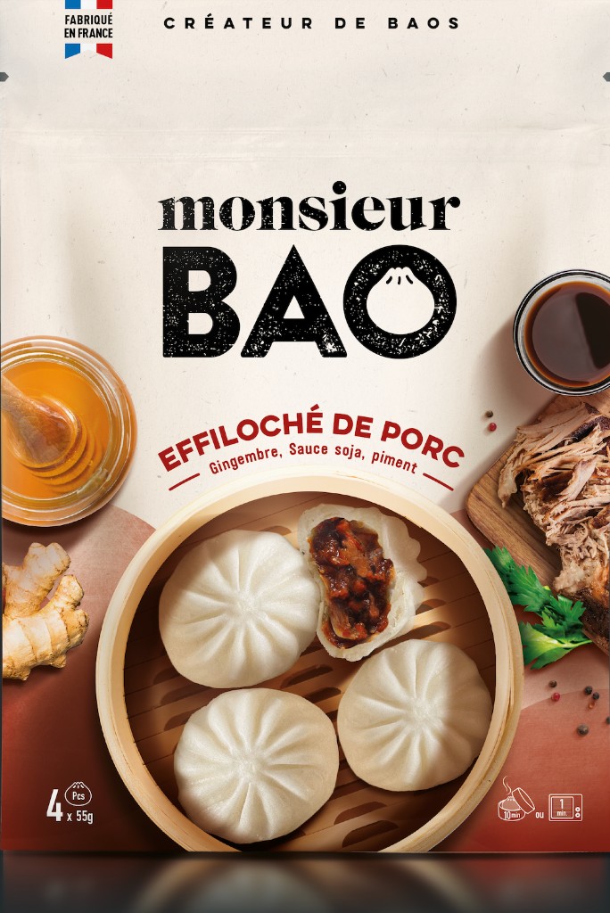 Monsieur Bao — Effiloché de porc